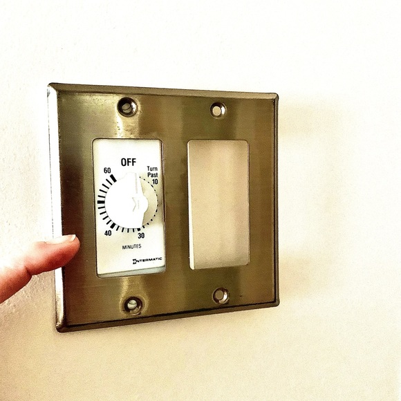 Brass Colour Switch Plate - Picture 2 of 3